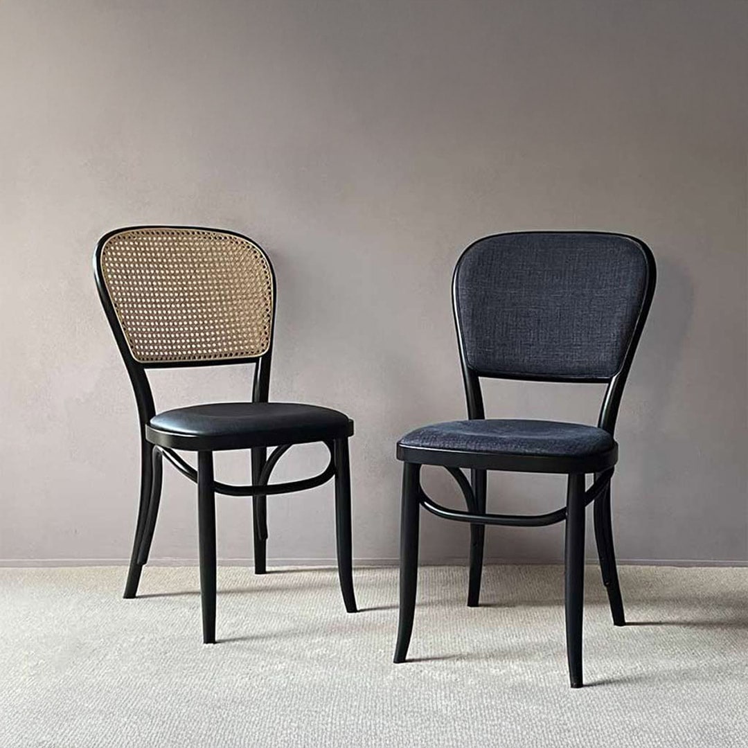 サイドチェア Z ラタン ブラック TORCERE (受注生産品）