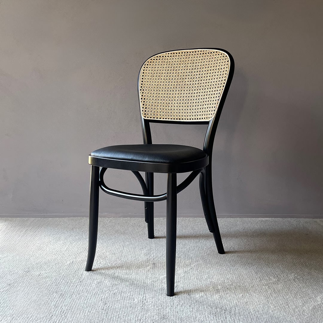 ラタンサイドチェア Z ブラック TORCERE