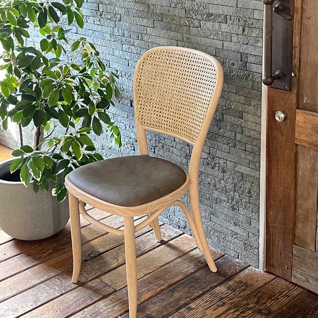 ラタンサイドチェア Z ホワイト TORCERE