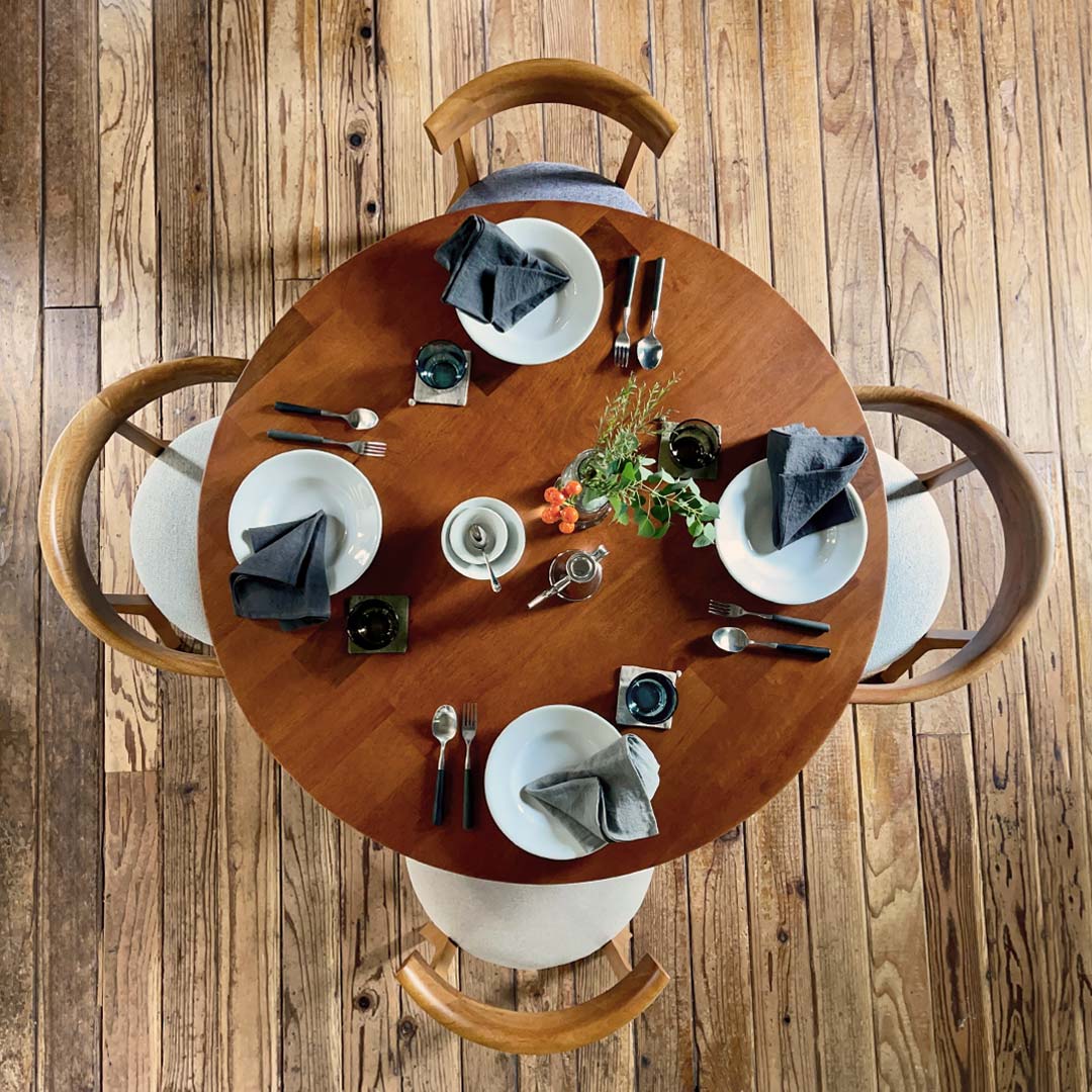 サークル ダイニングテーブル 112