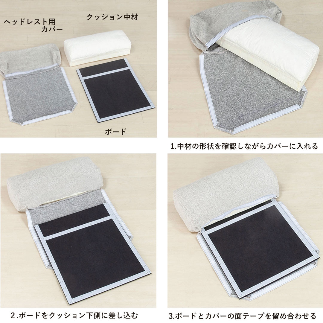 カバー装着手順