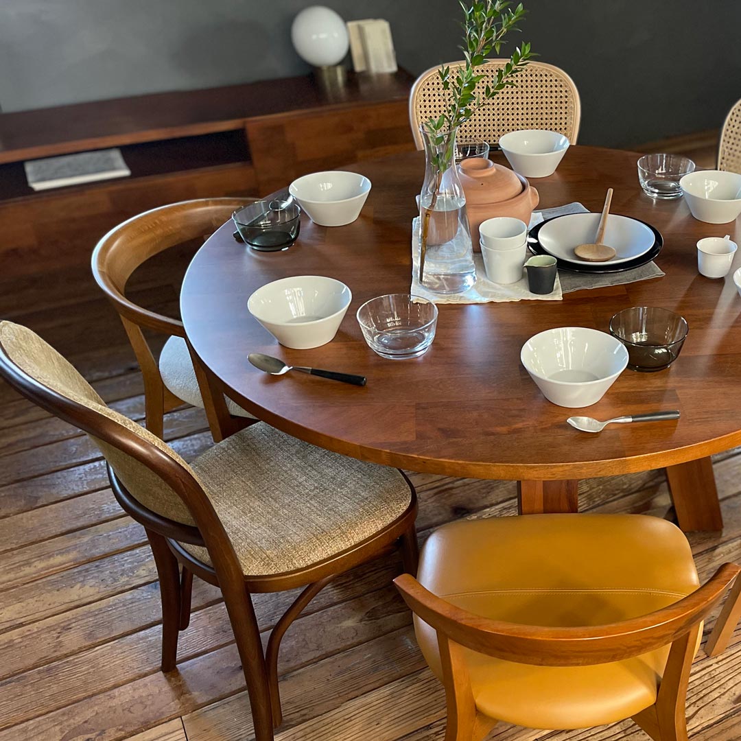 サークル ダイニングテーブル 126