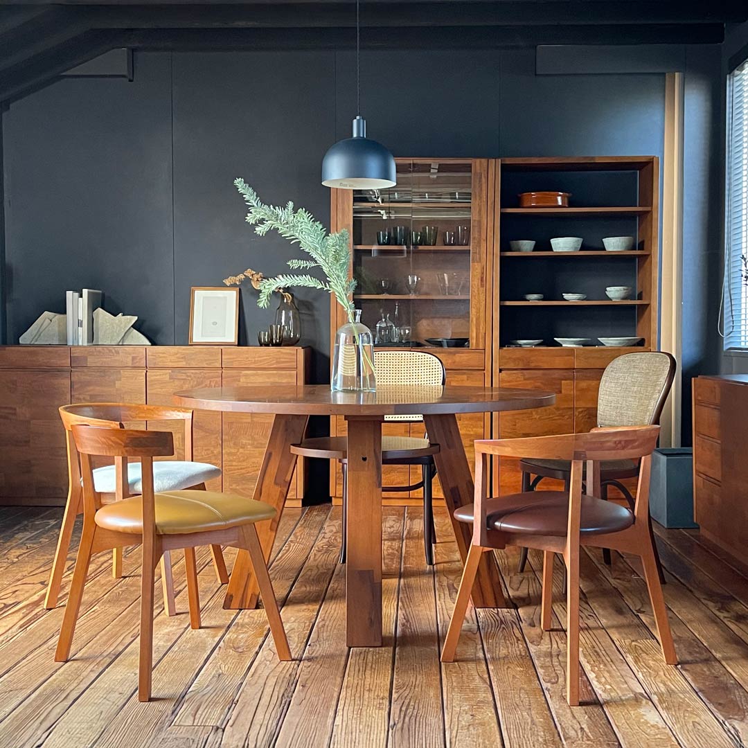 PURO サークル ダイニングテーブル 112 PURO コーディネート