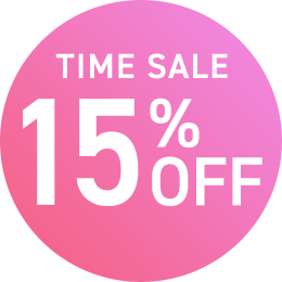 TIME SALE 15%OFF