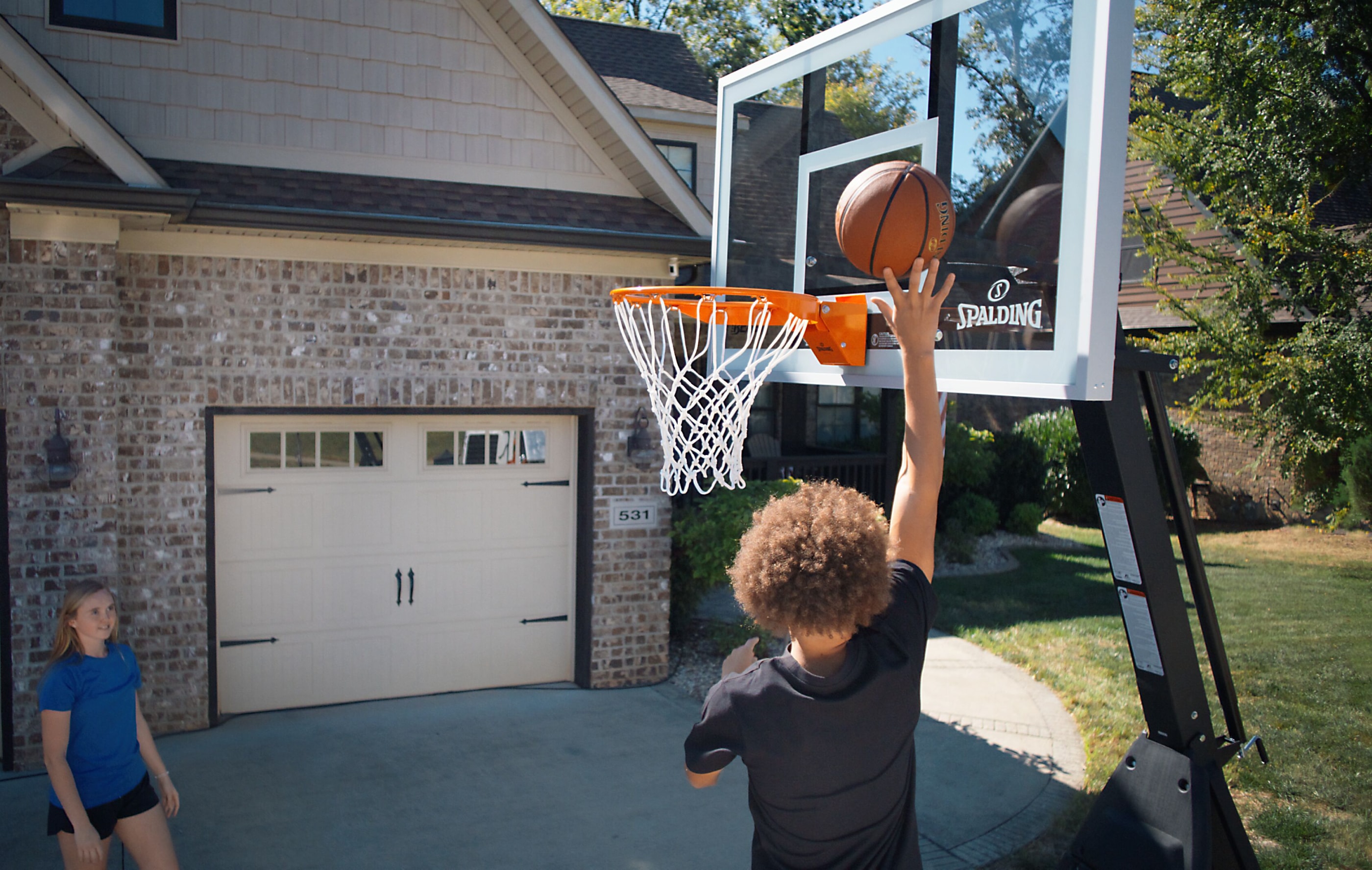SPALDING 高さ調整機能付きバスケットゴール　　110x75cm 家庭用バスケットゴール特集 | SPALDING公式オンラインショップ