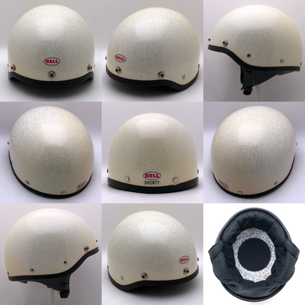 箱 付属品付 BELL SHORTY WHITE METALFLAKE 58cm | SPEED ADDICT