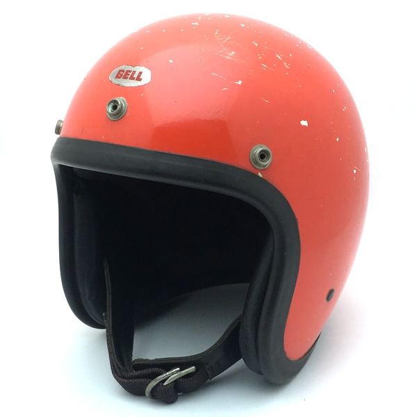 BELL 500-TX ビンテージヘルメット 希少 銀ベル - オートバイアクセサリー