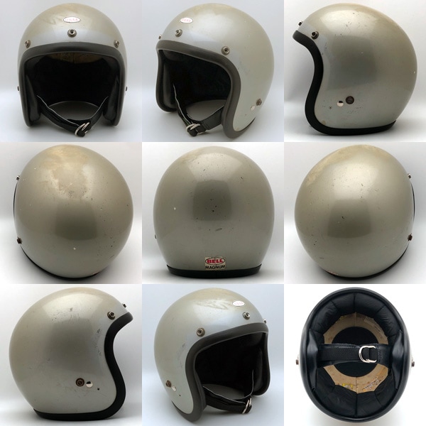 60's BELL MAGNUM SILVER 58cm | SPEED ADDICT