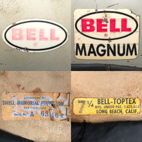 60's BELL MAGNUM SILVER 58cm | SPEED ADDICT