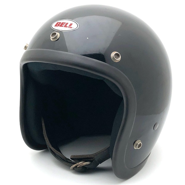 BELL R-T 黒 ジェットヘルメット Mサイズ　ヴィンテージ ☆リペア済み！ 1970's BELL R-T ビンテージ ジェット ヘルメット 黒