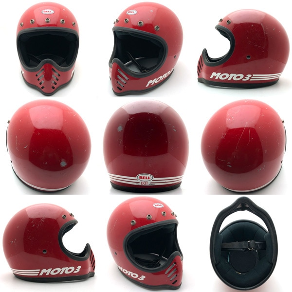 ★BELL Moto-3 ベル モト3  オフロードヘルメット レッド/M