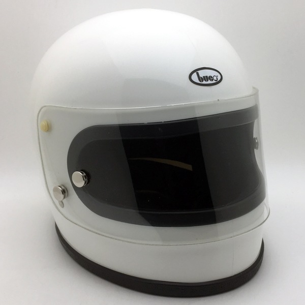 Dead Stock 新品 箱・純正シールド付 BUCO FULLFACE WHITE 56cm