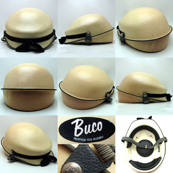 60's BUCO HAT HELMET WHITE | SPEED ADDICT