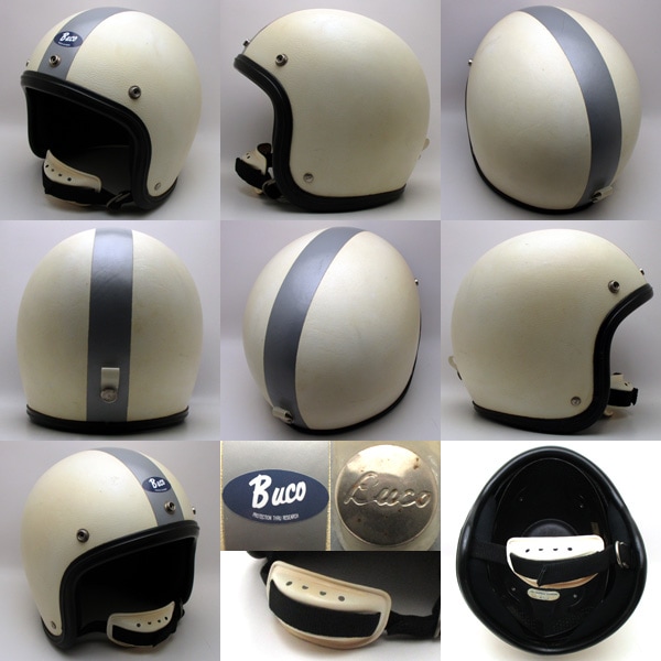 60's 純正チンカップ付 BUCO SPORTSMAN WHITE | SPEED ADDICT