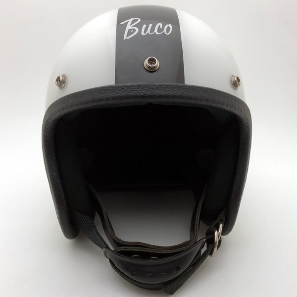 純正チンカップ付 BUCO GT WHITE × BLACK 59cm | SPEED ADDICT