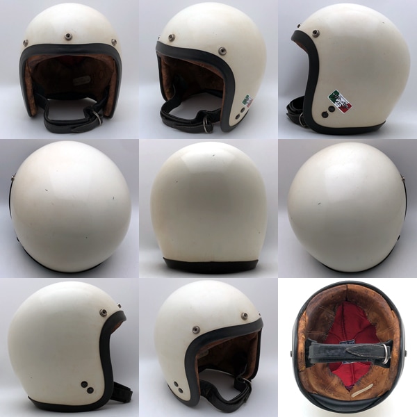 60's A.G.V. VALENZA WHITE 55cm | SPEED ADDICT