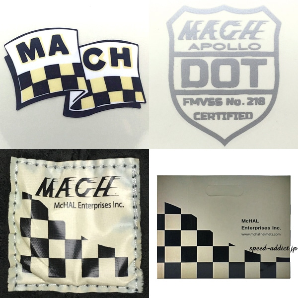 在庫あり】【即納】McHAL MACH 02 APOLLO Full Face Helmet （マック