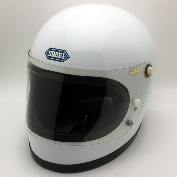 Dead Stock 新品 純正シールド付 SHOEI S-12 WHITE 56cm | SPEED ADDICT