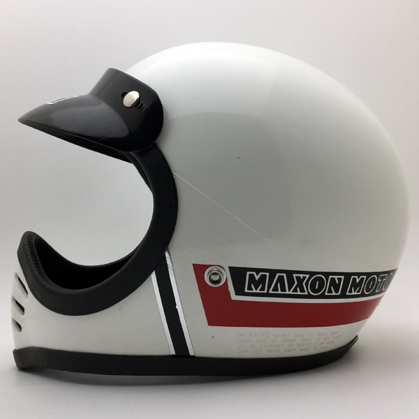 純正バイザー付 MAXON MOTO WHITE 57cm-SPEED ADDICT