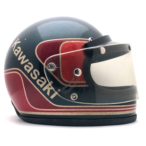 可変式純正シールド付 KAWASAKI NAVY × RED 60cm | SPEED ADDICT