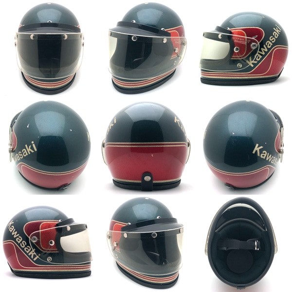可変式純正シールド付 KAWASAKI NAVY × RED 60cm | SPEED ADDICT