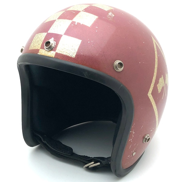 60's SAFETECH 初期型 CHECKER FLAG PINK 57cm | SPEED ADDICT