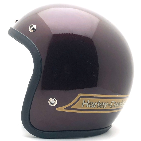 し*ん様 Harley-Davidson ヴィンテージ ジェットヘルメット HARLEY-DAVIDSON MODEL A MAROON 59cm | SPEED ADDICT