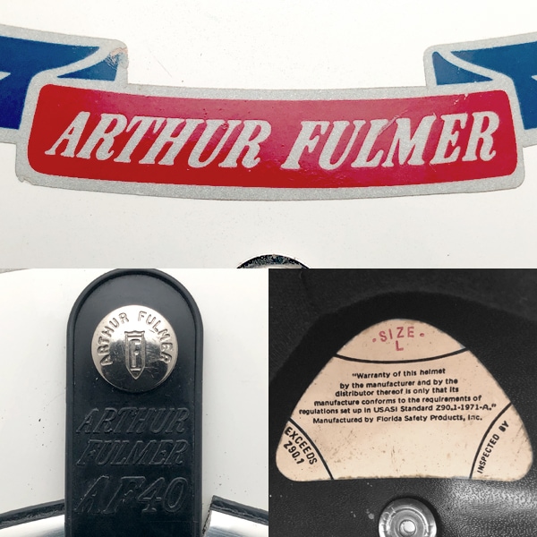 ARTHUR FULMER AF40 76's HARLEY-DAVIDSON WHITE 60cm | SPEED ADDICT