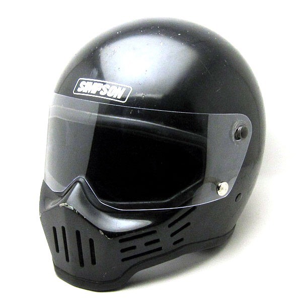 11月8日値下】BHVシールド付 SIMPSON M30 BLACK 61cm | SPEED ADDICT