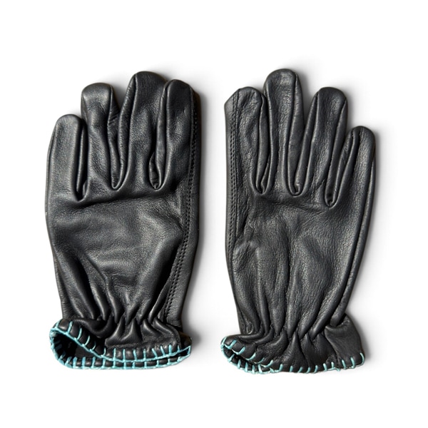 SIGNAL GLOVE（シグナルグローブ）No.59 BLACK × TURQUOISE LACE