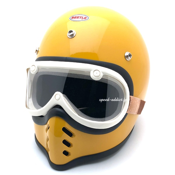 GREASER 60's VINTAGE GOGGLE LEATHER MODEL