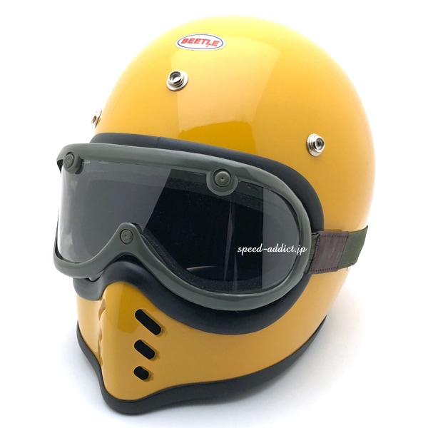 GREASER 60's VINTAGE GOGGLE LEATHER MODEL