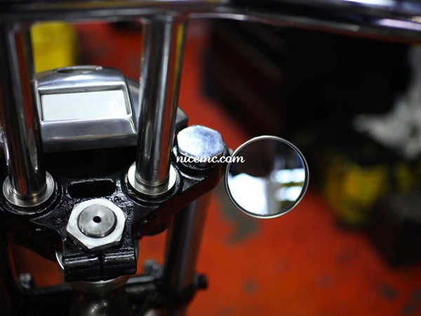 Nice!Motorcycle 2inch MIRROR（ナイスモーターサイクル2インチミラー）ステー穴8φ-SPEED ADDICT
