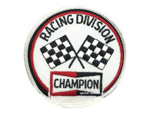70's VINTAGE CHAMPION RACING DIVISION  WAPPEN（70sビンテージチャンピオンレーシングディビジョンワッペン）-SPEED ADDICT