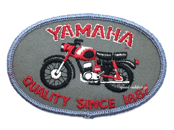 70's VINTAGE YAMAHA QUALITY SINCE 1887 WAPPEN（70sヤマハワッペン）-SPEED ADDICT