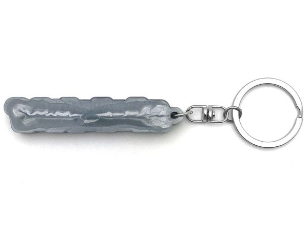 オートバイ デカ厚ラバーキーホルダー（オートバイ RUBBER KEY HOLDER
