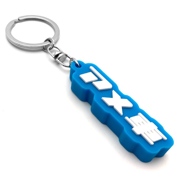 アメ車 デカ厚ラバーキーホルダー（アメ車 RUBBER KEY HOLDER）LIGHT