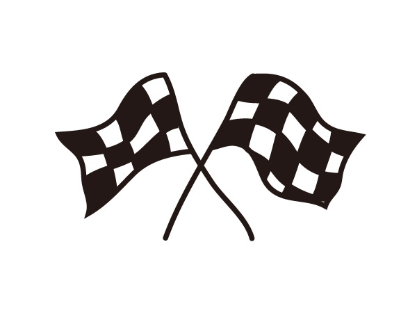 CHECKER FLAGS 手ぬぐい