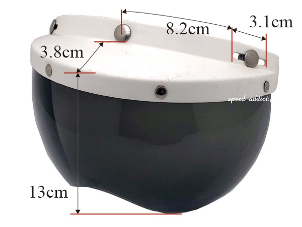 70's VINTAGE TEARDROP SHIELD VISOR（70sビンテージティアドロップ