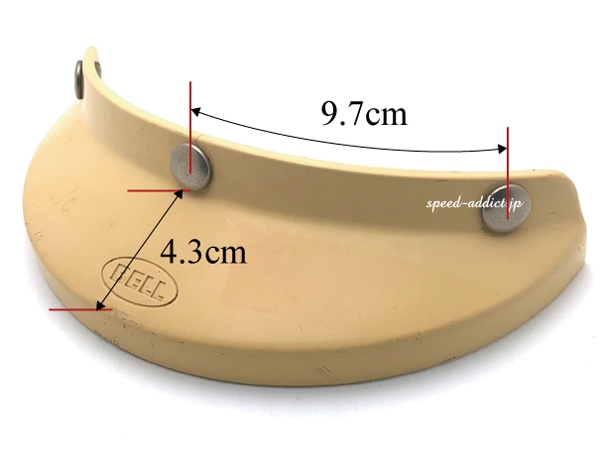 VINTAGE BELL 520 VISOR（ビンテージベル520バイザー）WHITE | SPEED