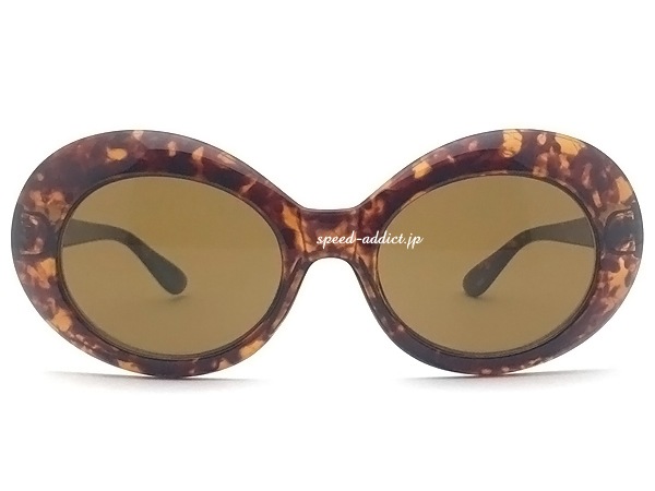 70's DESIGN OVAL SUNGLASS（70'sデザインオーバルサングラス）べっ甲 × BROWN-SPEED ADDICT