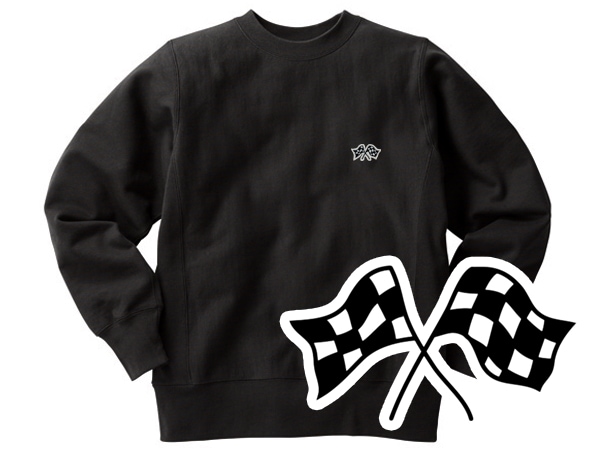 Champion Reverse Weave TYPE CHECKER FLAGS SWEAT（チャンピオン