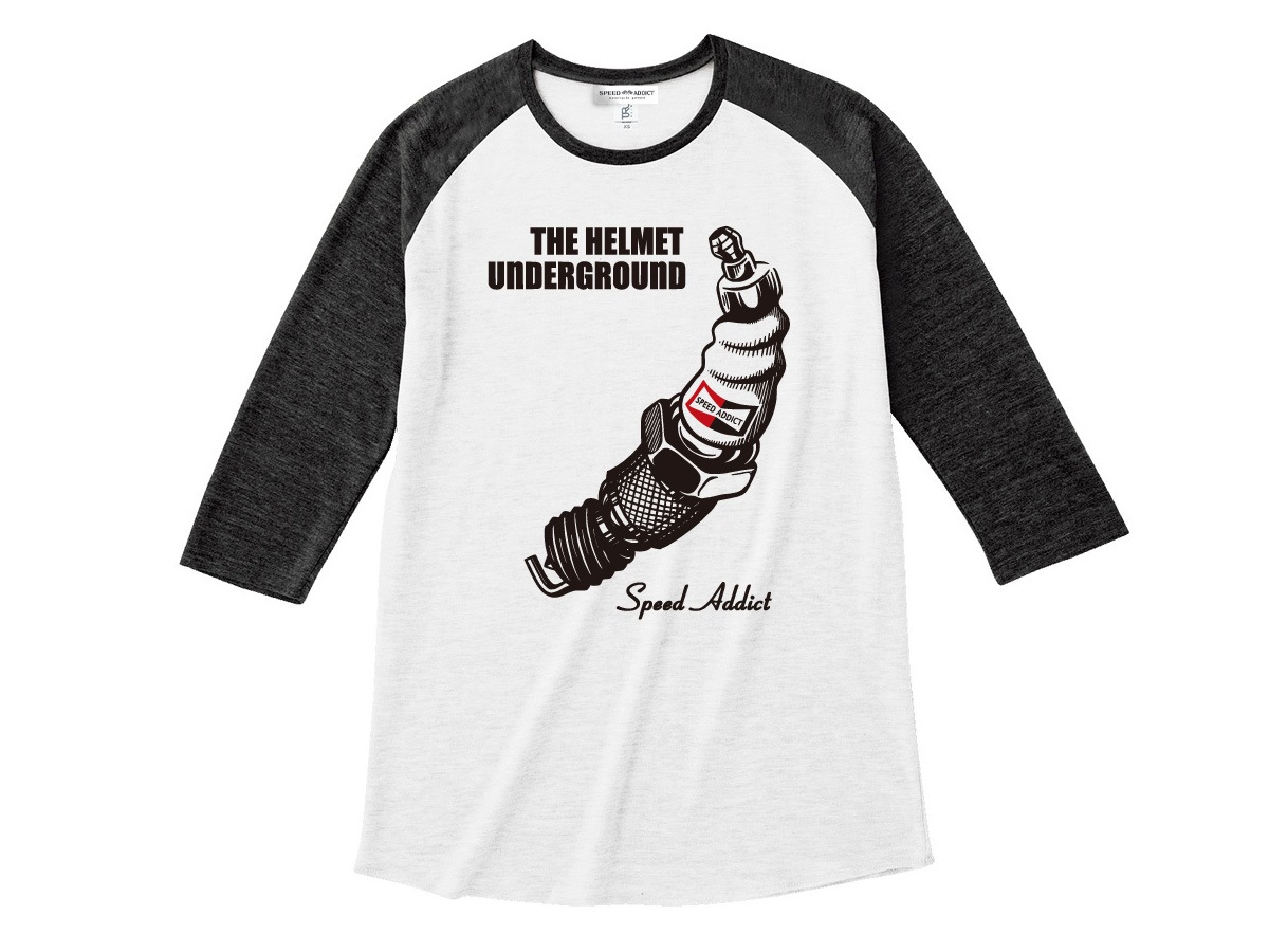 THE HELMET UNDERGROUND Raglan 3/4 Sleeves T-shirt（ヘルメットアンダーグラウンドラグラン3/4
