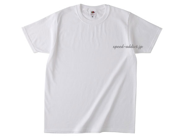 【SALE!! MINI ENDURO全種20%OFF!!】FRUIT OF THE LOOM 日本人向け仕様 T-shirt 3pc  SET（フルーツオブザルームTシャツ3枚組）WHITE-SPEED ADDICT