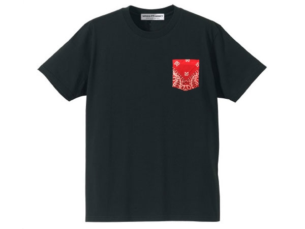 50's VINTAGE BANDANA POCKET T-shirt（50sビンテージバンダナポケットTシャツ）-SPEED ADDICT
