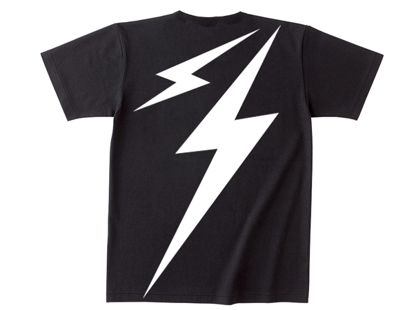 LIGHTNING BOLT POCKET T-shirt BACK  PRINT（ライトニングボルトポケットTシャツバックプリント）BLACK-SPEED ADDICT