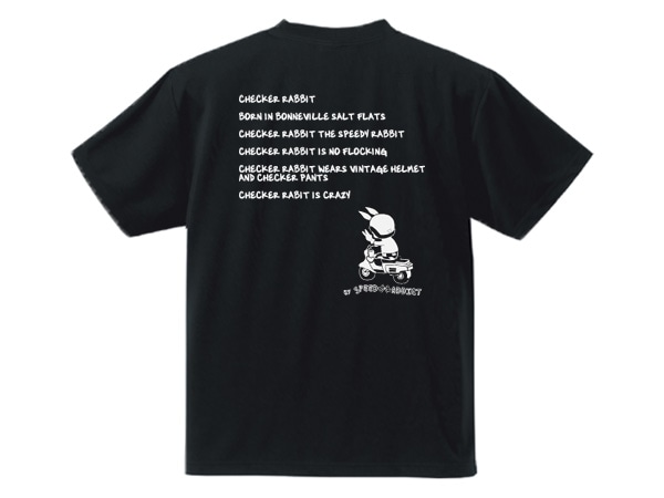 �ɥ饤�ʵۿ�®���� CHECKER RABBIT T-shirt�ʥ����å�����ӥå�T����ġ�
