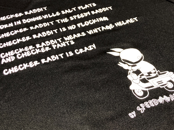 �ɥ饤�ʵۿ�®���� CHECKER RABBIT T-shirt�ʥ����å�����ӥå�T����ġ�