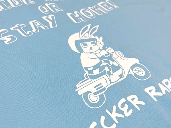 �ɥ饤�ʵۿ�®���� CHECKER RABBIT T-shirt�ʥ����å�����ӥå�T����ġ�