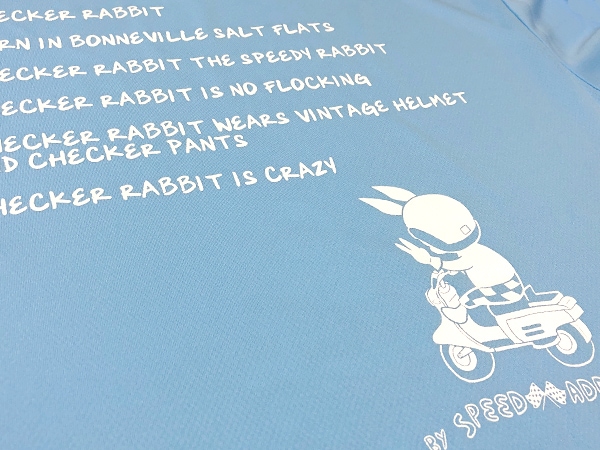 �ɥ饤�ʵۿ�®���� CHECKER RABBIT T-shirt�ʥ����å�����ӥå�T����ġ�